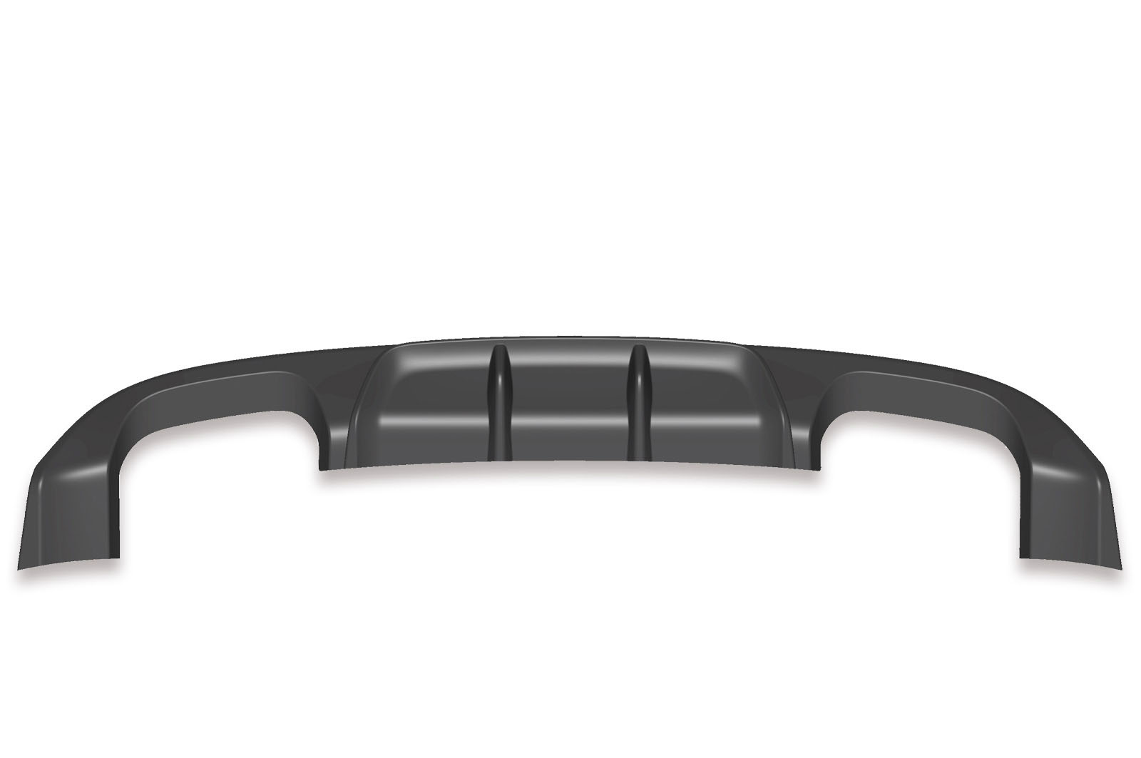 Diffuseur / Ajout de parechoc arrière pour VW Golf 7 (Typ AU) R / R-Line / préfacelift (11/2013-02/2017) - Fabriqué en ABS (6 finitions au choix)