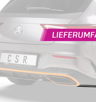 Diffuseur / Ajout de parechoc arrière pour Mercedes Benz CLA X118 Shooting Brake / AMG-Line (depuis 2019) - Fabriqué en ABS (6 finitions au choix)