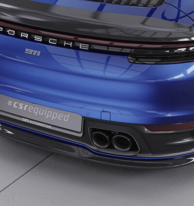 Diffuseur / Ajout de parechoc arrière pour Porsche 911 / 992 Carrera / Carrera 4 / Carrera S / Carrera 4S / Targa 4 / Targa 4S / Carrera GTS / Carrera 4 GTS / Targa 4 GTS (depuis 2019) - Fabriqué en ABS (6 finitions au choix)