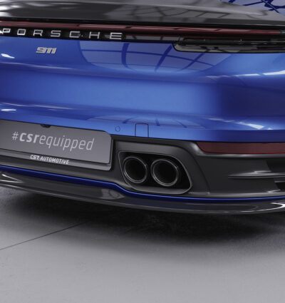 Diffuseur / Ajout de parechoc arrière pour Porsche 911 / 992 Carrera / Carrera 4 / Carrera S / Carrera 4S / Targa 4 / Targa 4S / Carrera GTS / Carrera 4 GTS / Targa 4 GTS (depuis 2019) - Fabriqué en ABS (6 finitions au choix)