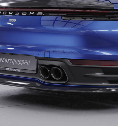 Diffuseur / Ajout de parechoc arrière pour Porsche 911 / 992 Carrera / Carrera 4 / Carrera S / Carrera 4S / Targa 4 / Targa 4S / Carrera GTS / Carrera 4 GTS / Targa 4 GTS (depuis 2019) - Fabriqué en ABS (6 finitions au choix)