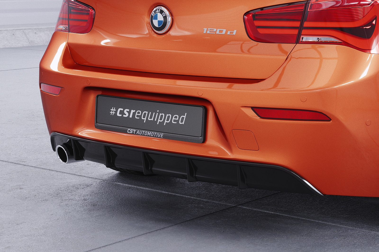 Diffuseur / Ajout de parechoc arrière pour BMW Série 1 F20 / F21 facelift (01/2015-06/2019) - Fabriqué en ABS (6 finitions au choix)