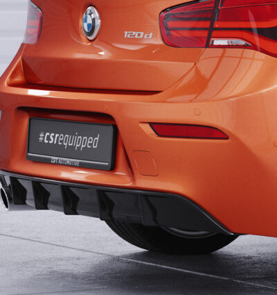Diffuseur / Ajout de parechoc arrière pour BMW Série 1 F20 / F21 facelift (01/2015-06/2019) - Fabriqué en ABS (6 finitions au choix)