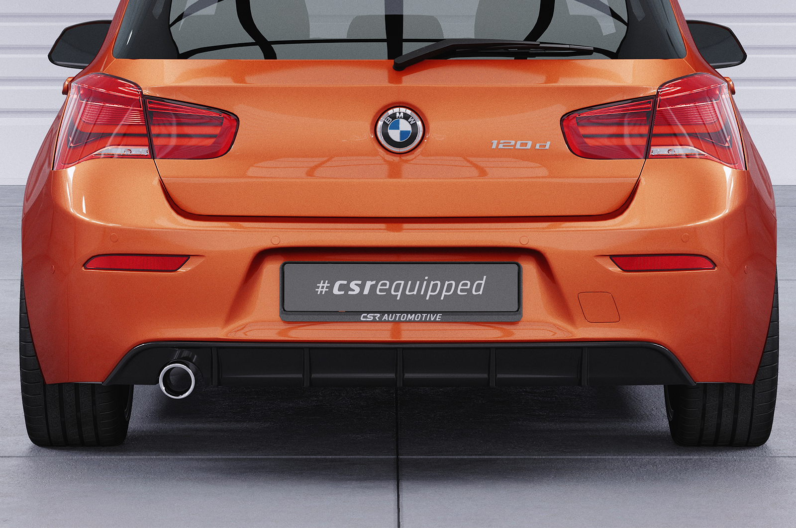 Diffuseur / Ajout de parechoc arrière pour BMW Série 1 F20 / F21 facelift (01/2015-06/2019) - Fabriqué en ABS (6 finitions au choix)
