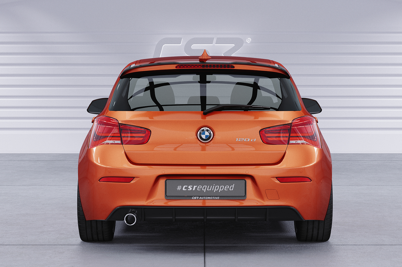 Diffuseur / Ajout de parechoc arrière pour BMW Série 1 F20 / F21 facelift (01/2015-06/2019) - Fabriqué en ABS (6 finitions au choix)