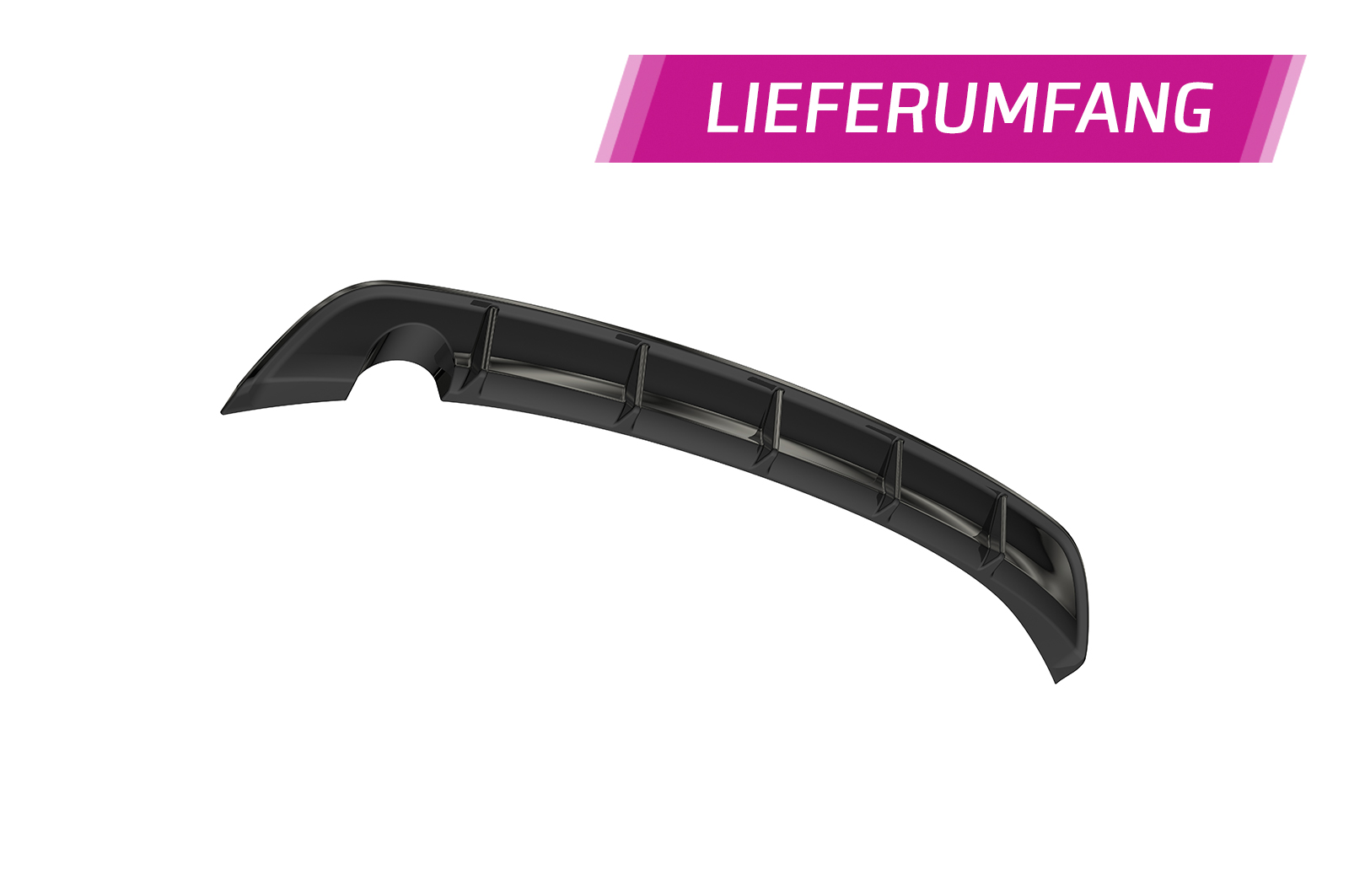 Diffuseur / Ajout de parechoc arrière pour BMW Série 1 F20 / F21 facelift (01/2015-06/2019) - Fabriqué en ABS (6 finitions au choix)