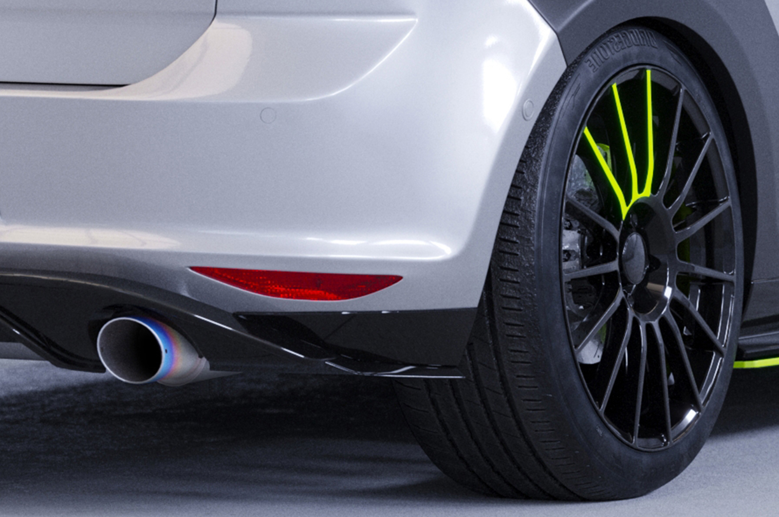 Diffuseur / Ajout de parechoc arrière pour VW Golf 7 (Typ AU) GTI / GTD / GTE / e-Golf (préfacelift) (08/2012-02/2017) - Fabriqué en ABS (6 finitions au choix)