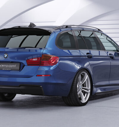 Diffuseur / Ajout de parechoc arrière pour BMW Série 5 (F10 / F11) Pack M (01/2010-01/2017) - Fabriqué en ABS (6 finitions au choix)
