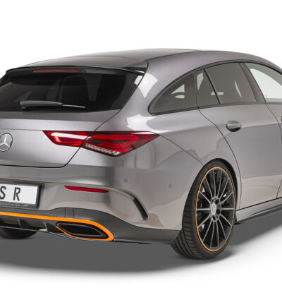 Diffuseur / Ajout de parechoc arrière pour Mercedes Benz CLA X118 Shooting Brake / AMG-Line (depuis 2019) - Fabriqué en ABS (6 finitions au choix)