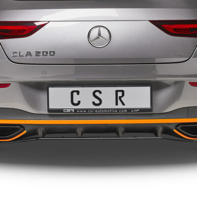 Diffuseur / Ajout de parechoc arrière pour Mercedes Benz CLA X118 Shooting Brake / AMG-Line (depuis 2019) - Fabriqué en ABS (6 finitions au choix)