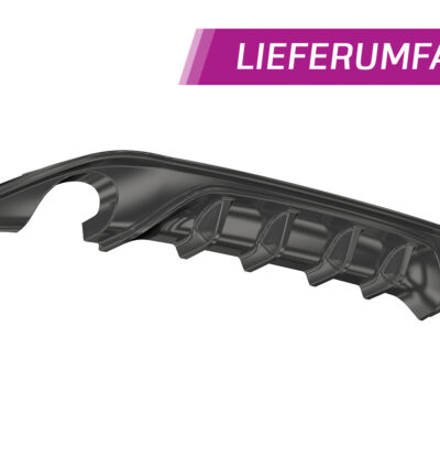 Diffuseur / Ajout de parechoc arrière pour VW Golf 7 (Typ AU) GTI / GTD / GTE / e-Golf (préfacelift) (08/2012-02/2017) - Fabriqué en ABS (6 finitions au choix)