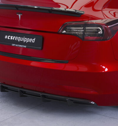 Diffuseur / Ajout de parechoc arrière pour Tesla Model 3 toutes carrosseries (depuis 2017) - Fabriqué en ABS (6 finitions au choix)