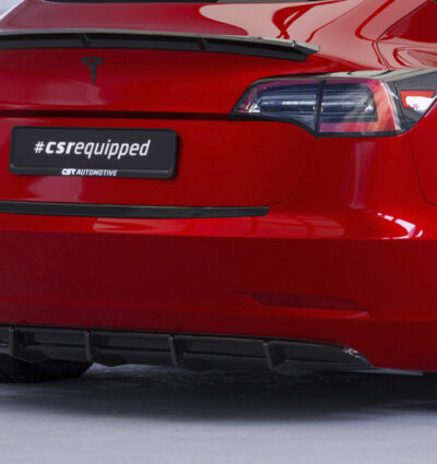 Diffuseur / Ajout de parechoc arrière pour Tesla Model 3 toutes carrosseries (depuis 2017) - Fabriqué en ABS (6 finitions au choix)