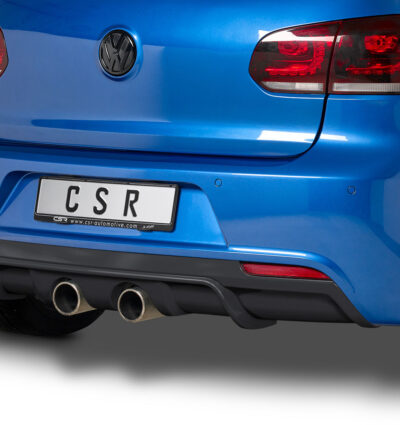 Diffuseur / Ajout de parechoc arrière pour VW Golf 6 R (09/2009-10/2012) - Fabriqué en ABS (6 finitions au choix)