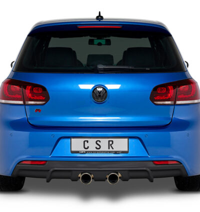 Diffuseur / Ajout de parechoc arrière pour VW Golf 6 R (09/2009-10/2012) - Fabriqué en ABS (6 finitions au choix)