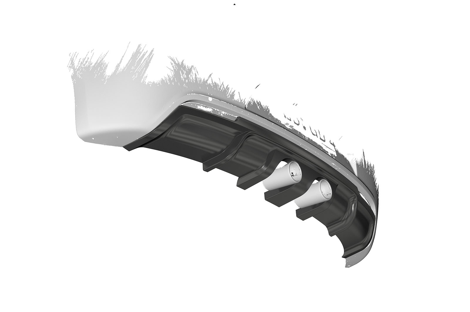Diffuseur / Ajout de parechoc arrière pour VW Golf 6 R (09/2009-10/2012) - Fabriqué en ABS (6 finitions au choix)