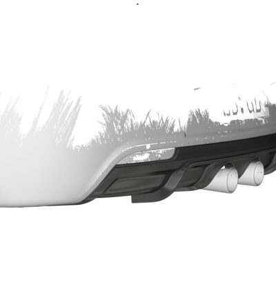Diffuseur / Ajout de parechoc arrière pour VW Golf 6 R (09/2009-10/2012) - Fabriqué en ABS (6 finitions au choix)