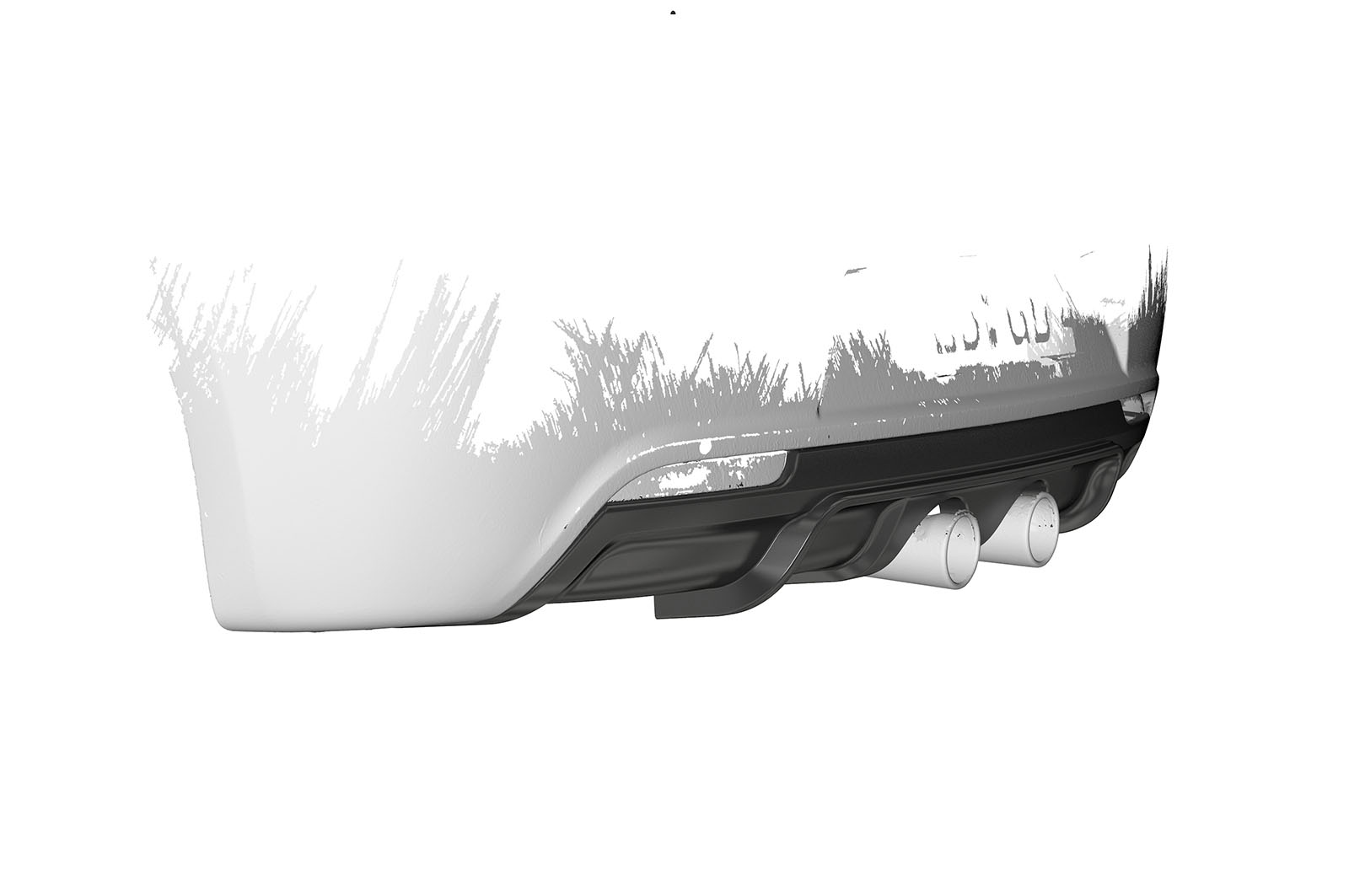 Diffuseur / Ajout de parechoc arrière pour VW Golf 6 R (09/2009-10/2012) - Fabriqué en ABS (6 finitions au choix)