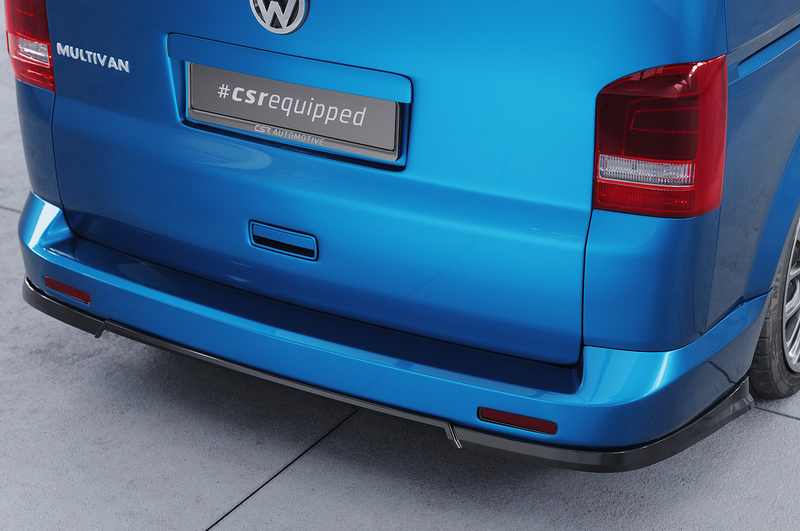 Diffuseur / Ajout de parechoc arrière pour VW T5 toutes carrosseries (2003-2015) - Fabriqué en ABS (6 finitions au choix)