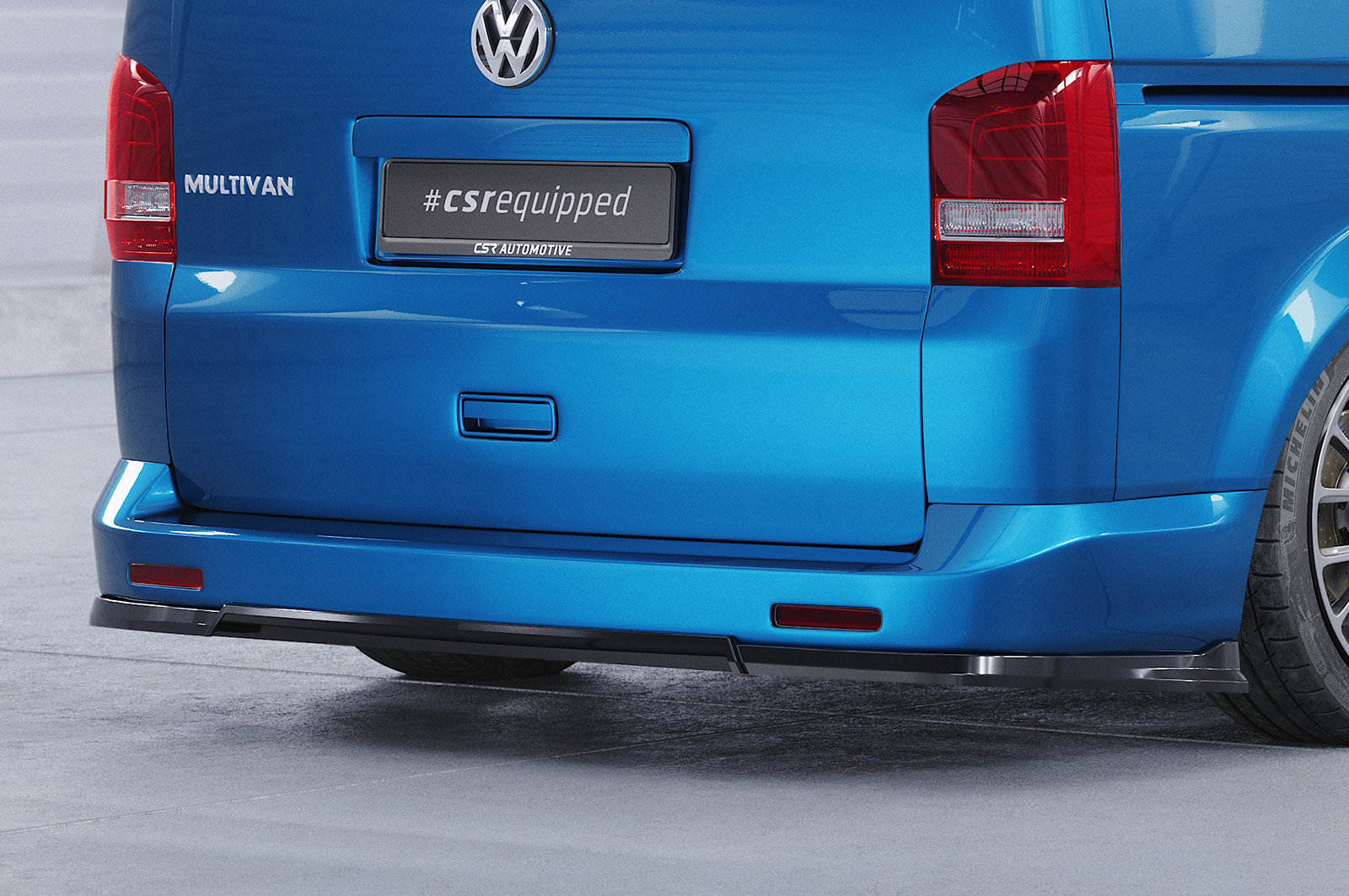 Diffuseur / Ajout de parechoc arrière pour VW T5 toutes carrosseries (2003-2015) - Fabriqué en ABS (6 finitions au choix)