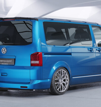 Diffuseur / Ajout de parechoc arrière pour VW T5 toutes carrosseries (2003-2015) - Fabriqué en ABS (6 finitions au choix)