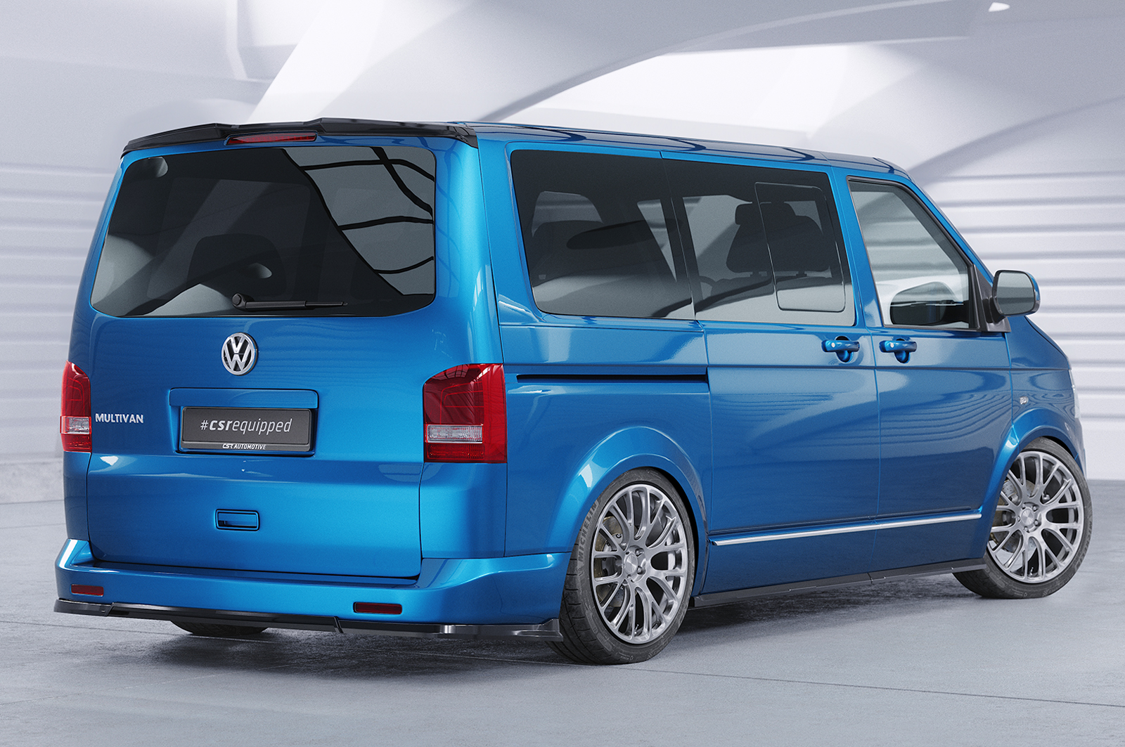 Diffuseur / Ajout de parechoc arrière pour VW T5 toutes carrosseries (2003-2015) - Fabriqué en ABS (6 finitions au choix)