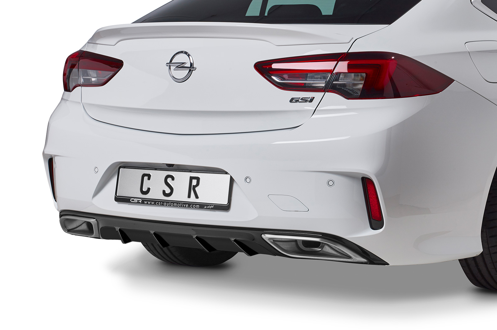 Diffuseur / Ajout de parechoc arrière pour Opel Insignia B Grand Sport GSi (depuis 2017) - Fabriqué en ABS (6 finitions au choix)