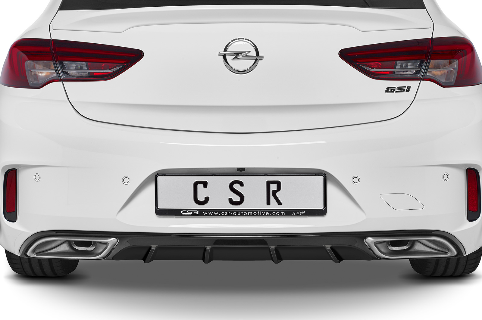 Diffuseur / Ajout de parechoc arrière pour Opel Insignia B Grand Sport GSi (depuis 2017) - Fabriqué en ABS (6 finitions au choix)