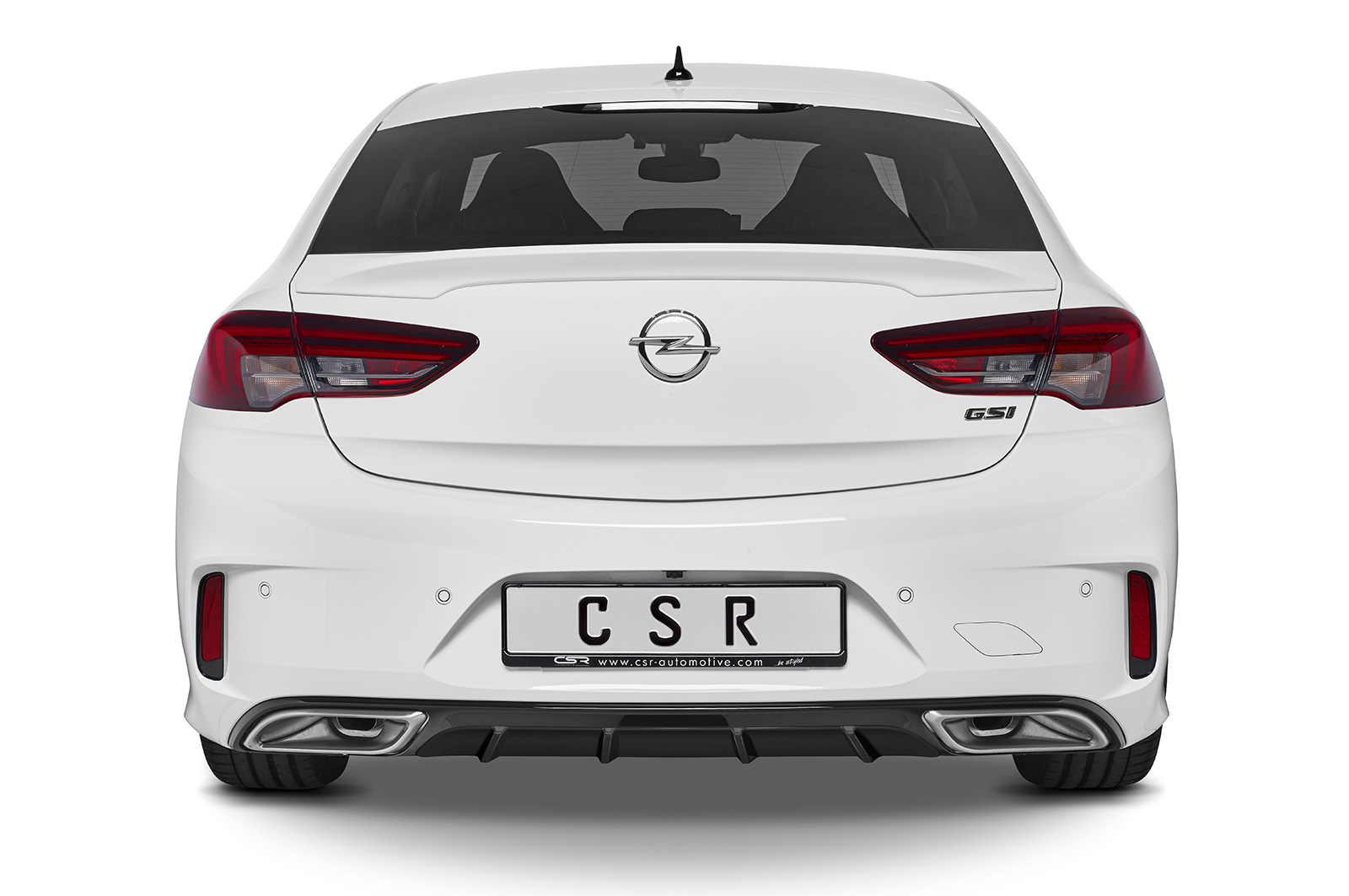 Diffuseur / Ajout de parechoc arrière pour Opel Insignia B Grand Sport GSi (depuis 2017) - Fabriqué en ABS (6 finitions au choix)