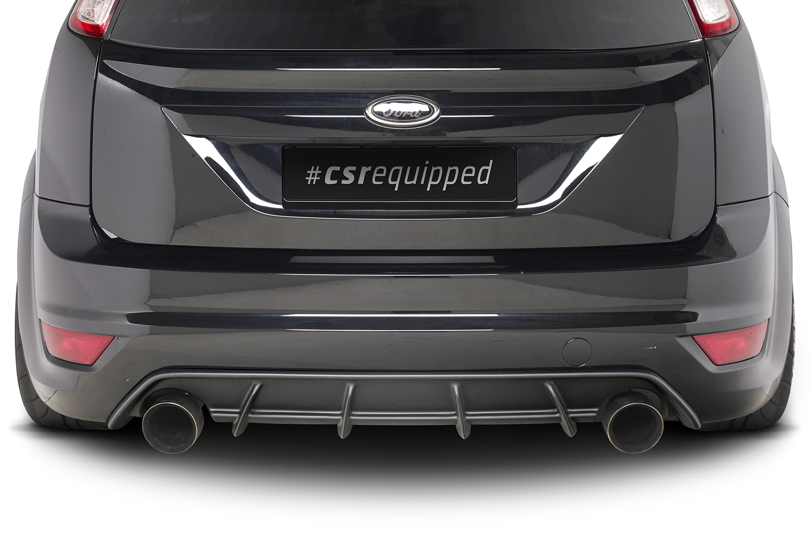 Diffuseur / Ajout de parechoc arrière pour Ford Focus MK2 ST (facelift) (2007-2010) - Fabriqué en ABS (6 finitions au choix)