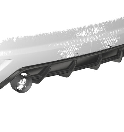 Diffuseur / Ajout de parechoc arrière pour Ford Focus MK2 ST (facelift) (2007-2010) - Fabriqué en ABS (6 finitions au choix)