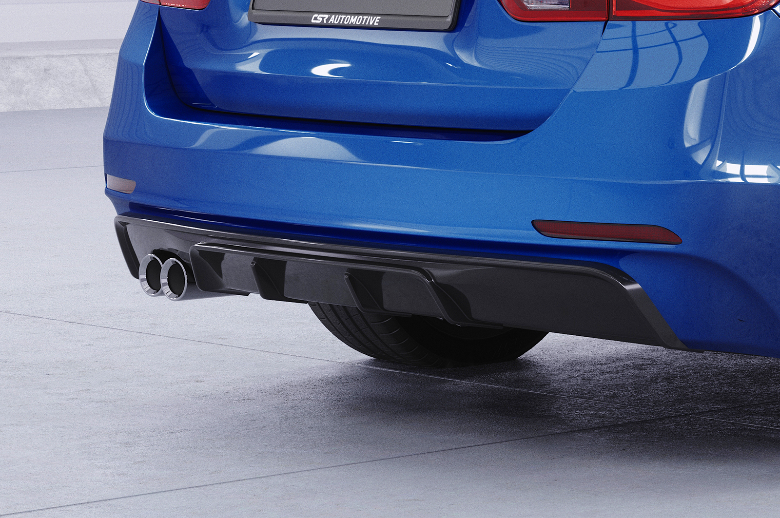 Diffuseur / Ajout de parechoc arrière pour BMW Série 3 F31 break (préfacelift) (10/2011-04/2015) - Fabriqué en ABS (6 finitions au choix)