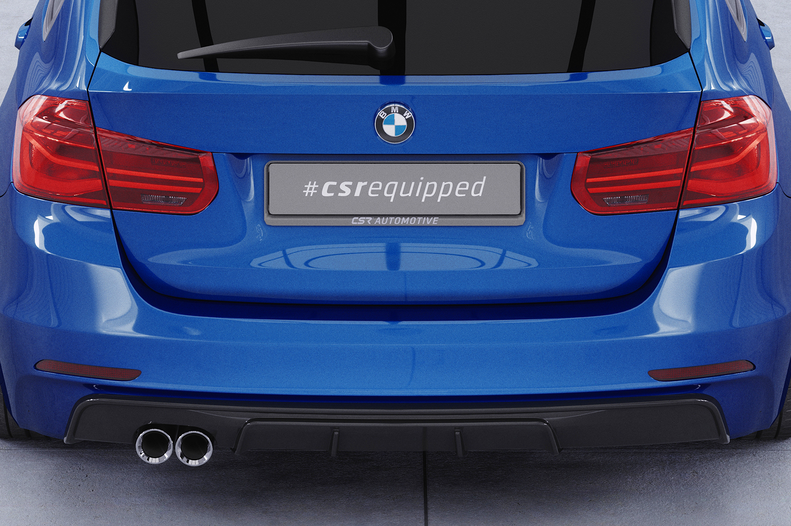 Diffuseur / Ajout de parechoc arrière pour BMW Série 3 F31 break (préfacelift) (10/2011-04/2015) - Fabriqué en ABS (6 finitions au choix)