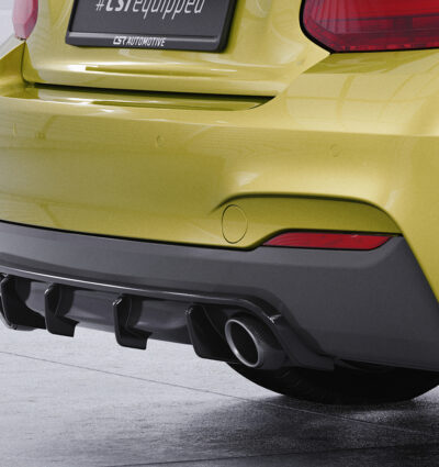 Diffuseur / Ajout de parechoc arrière pour BMW Série 2 F22 / F23 Pack M (11/2013-06/2021) - Fabriqué en ABS (6 finitions au choix)