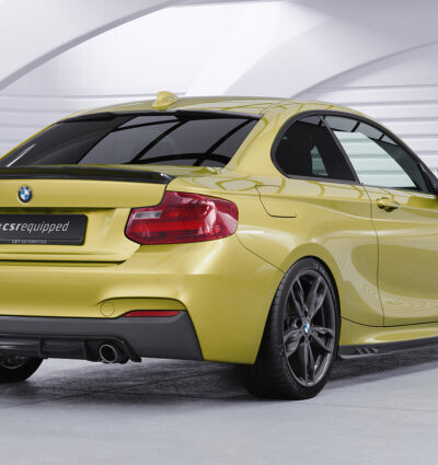 Diffuseur / Ajout de parechoc arrière pour BMW Série 2 F22 / F23 Pack M (11/2013-06/2021) - Fabriqué en ABS (6 finitions au choix)