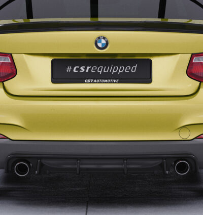 Diffuseur / Ajout de parechoc arrière pour BMW Série 2 F22 / F23 Pack M (11/2013-06/2021) - Fabriqué en ABS (6 finitions au choix)