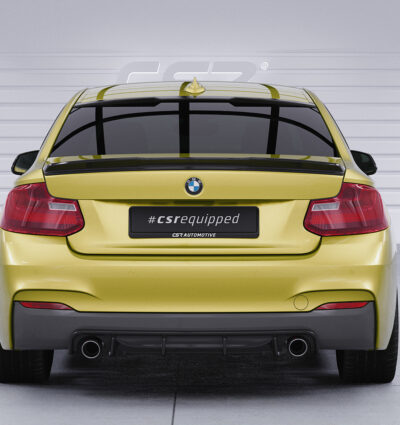 Diffuseur / Ajout de parechoc arrière pour BMW Série 2 F22 / F23 Pack M (11/2013-06/2021) - Fabriqué en ABS (6 finitions au choix)