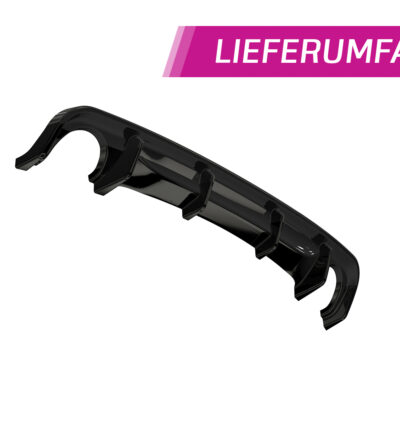 Diffuseur / Ajout de parechoc arrière pour BMW Série 2 F22 / F23 Pack M (11/2013-06/2021) - Fabriqué en ABS (6 finitions au choix)