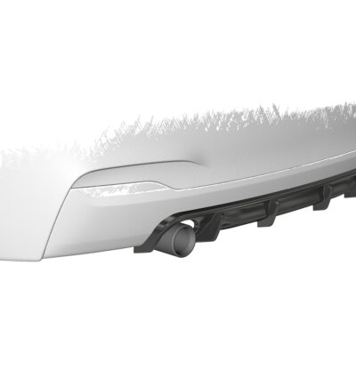 Diffuseur / Ajout de parechoc arrière pour BMW Série 2 F22 / F23 Pack M (11/2013-06/2021) - Fabriqué en ABS (6 finitions au choix)