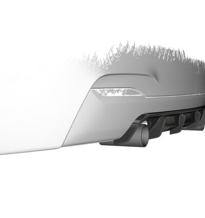Diffuseur / Ajout de parechoc arrière pour BMW Série 2 F22 / F23 Pack M (11/2013-06/2021) - Fabriqué en ABS (6 finitions au choix)