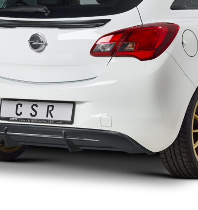 Diffuseur / Ajout de parechoc arrière pour Opel Corsa E 3 portes (2014-2019) - Fabriqué en ABS (6 finitions au choix)