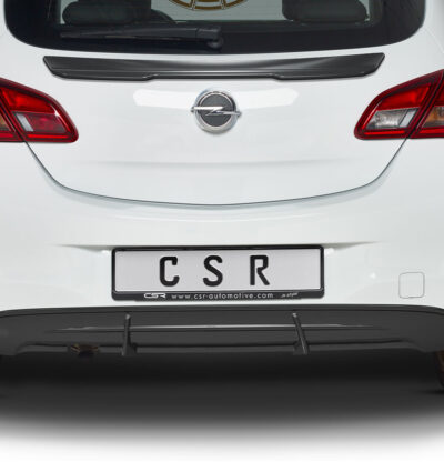 Diffuseur / Ajout de parechoc arrière pour Opel Corsa E 3 portes (2014-2019) - Fabriqué en ABS (6 finitions au choix)