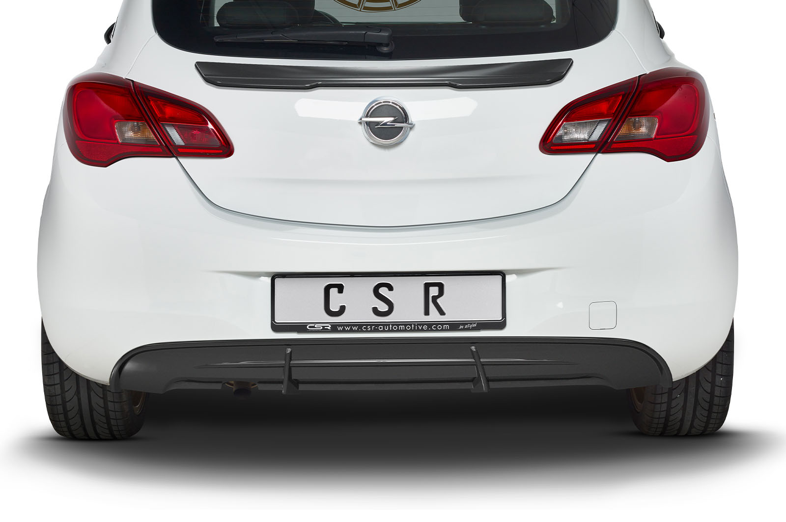 Diffuseur / Ajout de parechoc arrière pour Opel Corsa E 3 portes (2014-2019) - Fabriqué en ABS (6 finitions au choix)