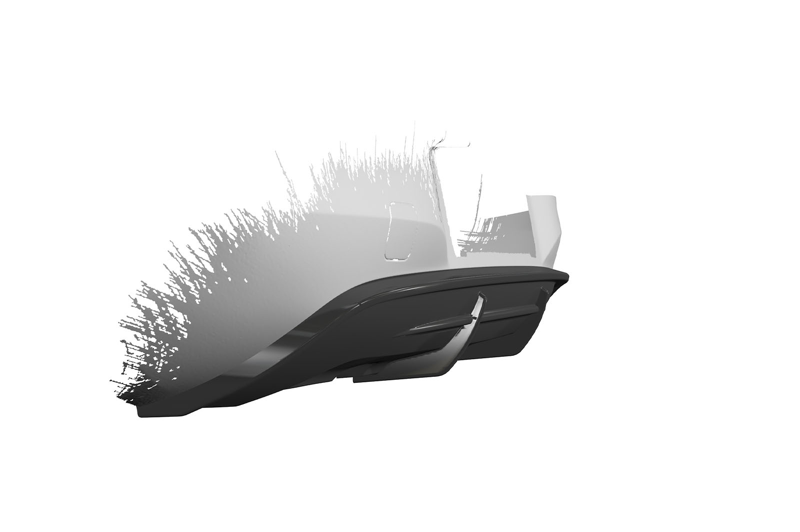 Diffuseur / Ajout de parechoc arrière pour Opel Corsa E 3 portes (2014-2019) - Fabriqué en ABS (6 finitions au choix)