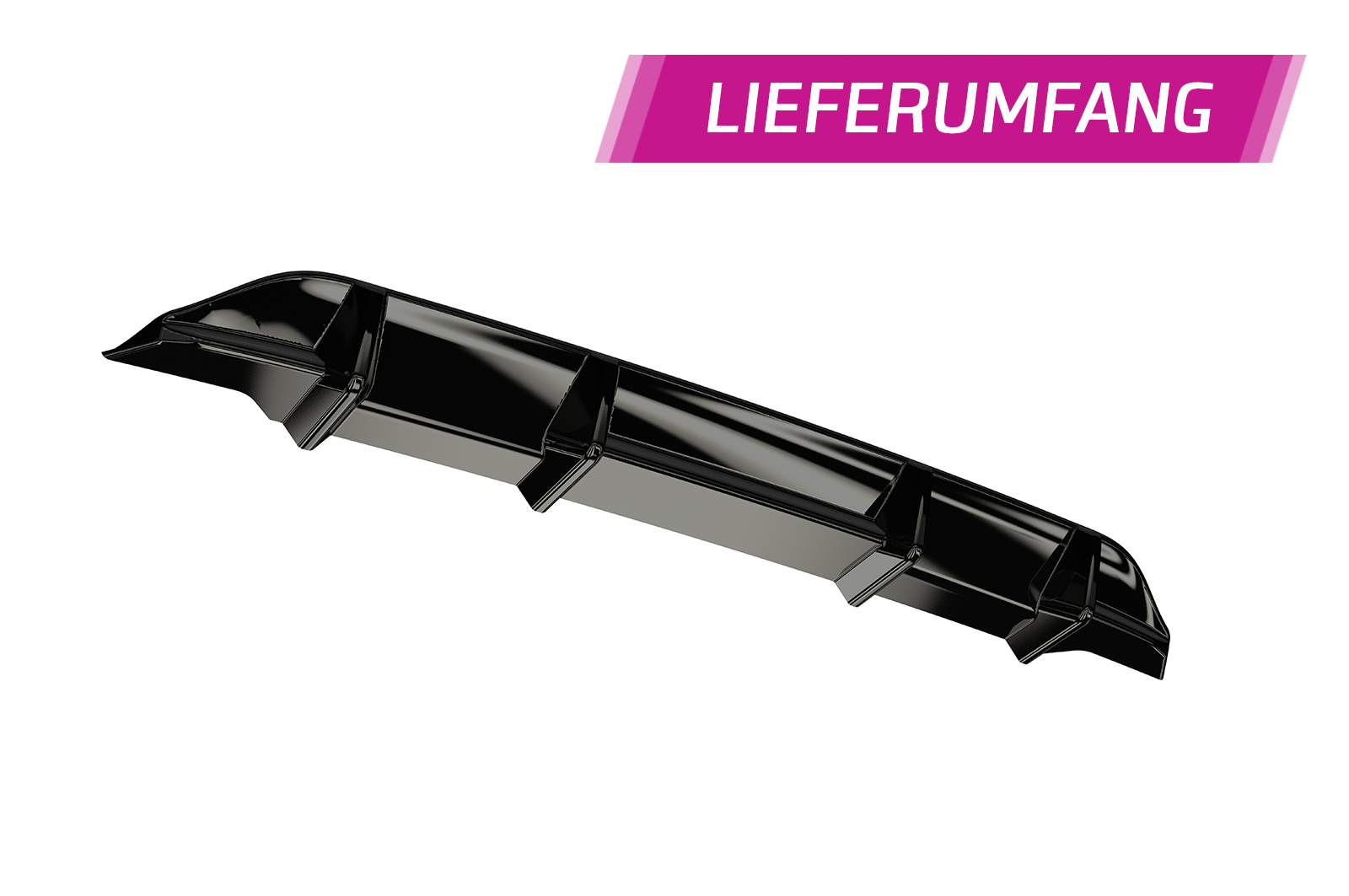 Diffuseur / Ajout de parechoc arrière pour BMW Série 4 (G22 / G23) M440i / M440d et M Sport (Pack M) (depuis 2020) - Fabriqué en ABS (6 finitions au choix)