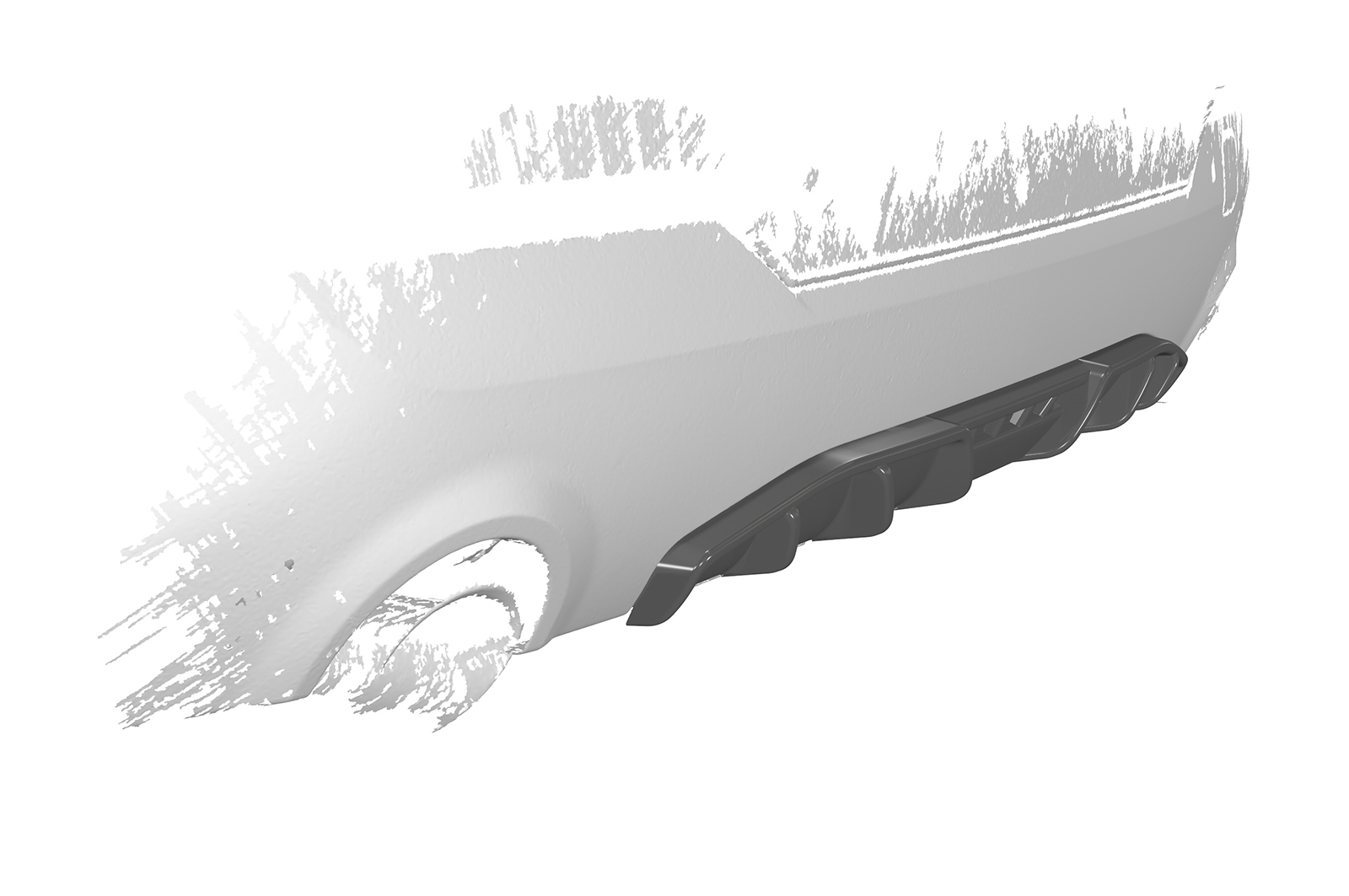 Diffuseur / Ajout de parechoc arrière pour BMW Série 4 (G22 / G23) M440i / M440d et M Sport (Pack M) (depuis 2020) - Fabriqué en ABS (6 finitions au choix)