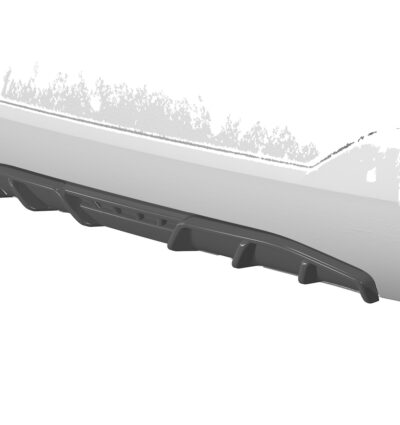 Diffuseur / Ajout de parechoc arrière pour BMW Série 4 (G22 / G23) M440i / M440d et M Sport (Pack M) (depuis 2020) - Fabriqué en ABS (6 finitions au choix)