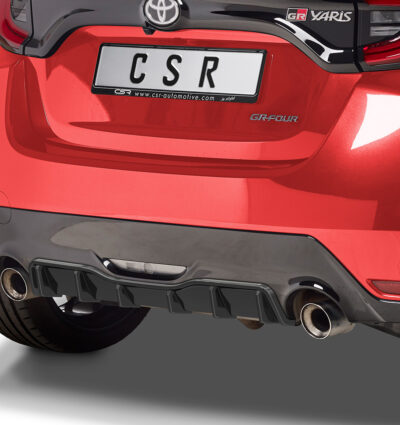 Diffuseur / Ajout de parechoc arrière pour Toyota GR Yaris (XP21) toutes carrosseries (depuis 2020) - Fabriqué en ABS (6 finitions au choix)