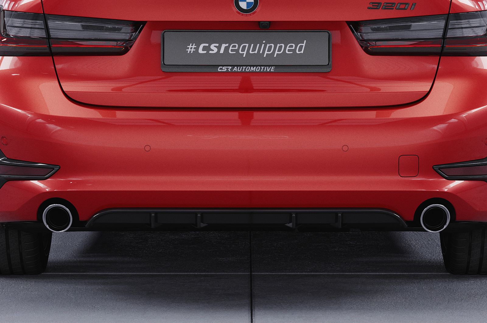 Diffuseur / Ajout de parechoc arrière pour BMW Série 3 G20 / G21 toutes carrosseries (depuis 2019) - Fabriqué en ABS (6 finitions au choix)