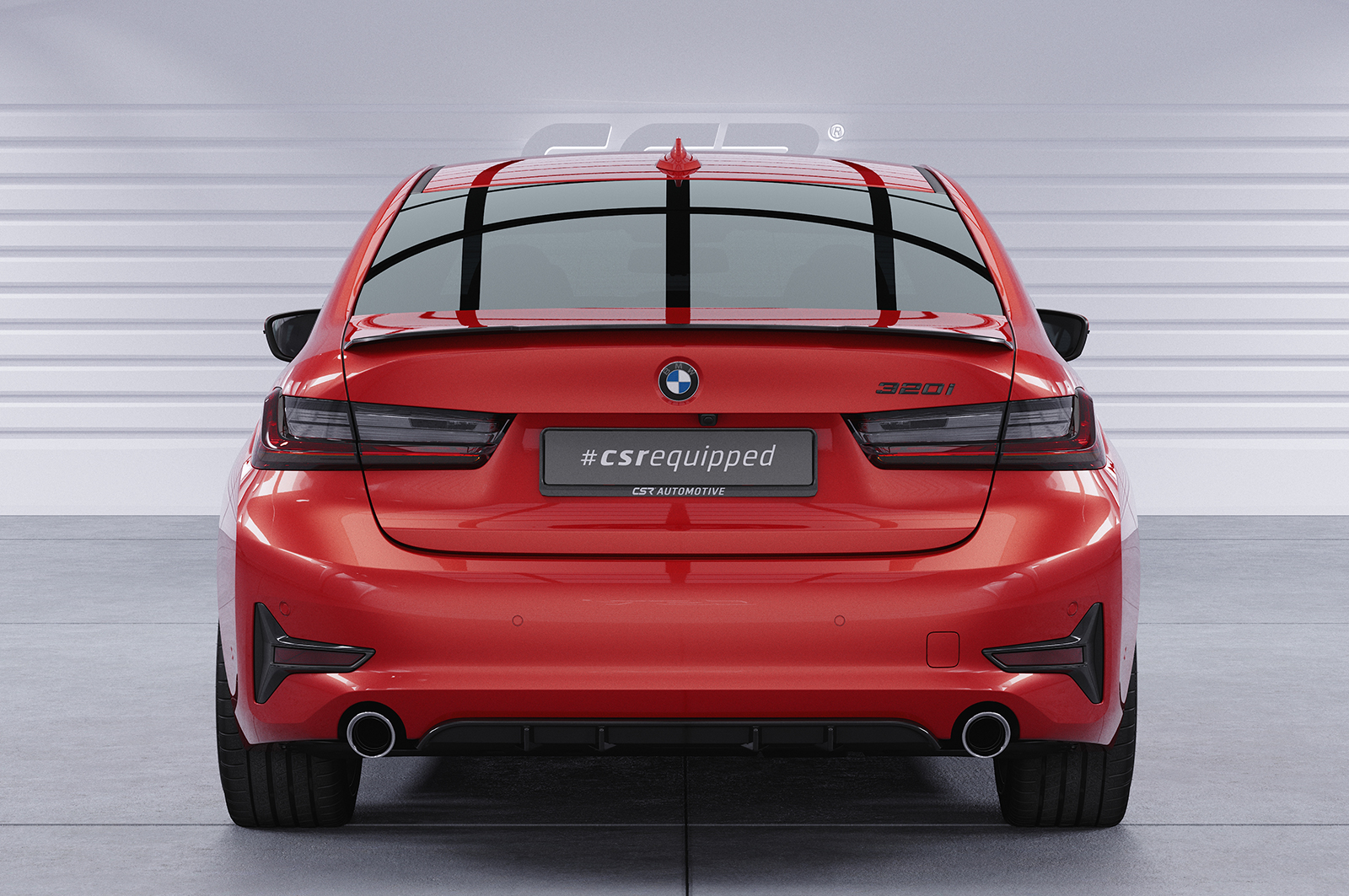Diffuseur / Ajout de parechoc arrière pour BMW Série 3 G20 / G21 toutes carrosseries (depuis 2019) - Fabriqué en ABS (6 finitions au choix)